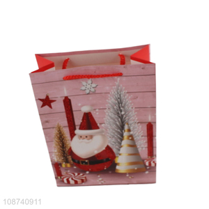 Factory price custom logo <em>Christmas</em> <em>gift</em> bag paper present bag