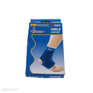 Low price breathable adjustable ankle support brace ankle guard