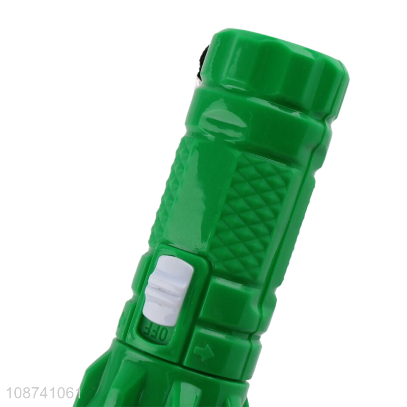 Wholesael led light-up toy mini led flashlight with button battery