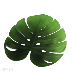 Online wholesale green palm leaf <em>placemat</em> for dining table decoration