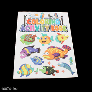 Best selling ocean series children coloring activity books wholesale