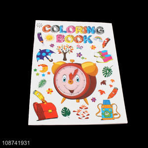 Hot selling children cartoon paper printing coloring book wholesale