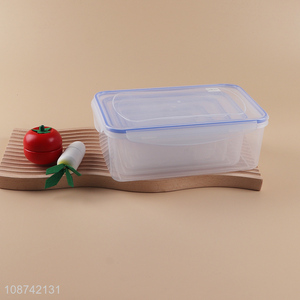 High quality 5 pieces <em>plastic</em> fridge food <em>containers</em> food crisper set