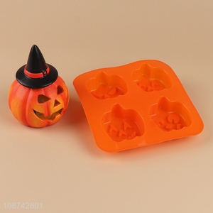 Top selling pumpkin shaped <em>silicone</em> non-stick cookies <em>mold</em> mini <em>cake</em> mould