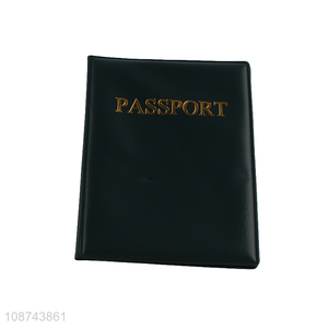 Factory supply pu leather passport and vaccine card holder