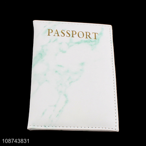 Online wholesale pu leather passport holder for women men