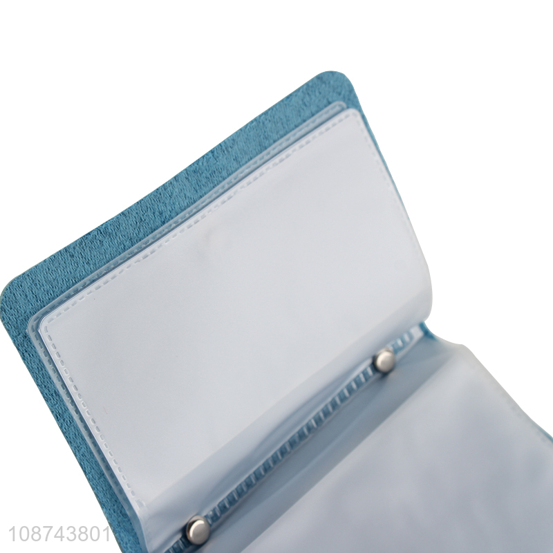 Online wholesale pu leather credit card holder zipper wallet