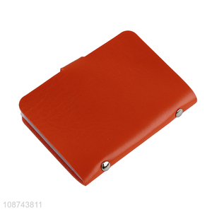 Factory supply pu leather credit card holder bank card holder