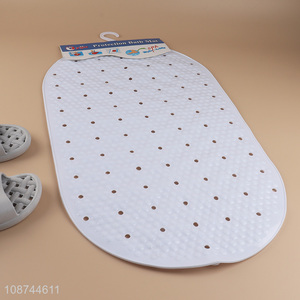 Factory price oval non-slip bath mat floor mat for bathroom accessories