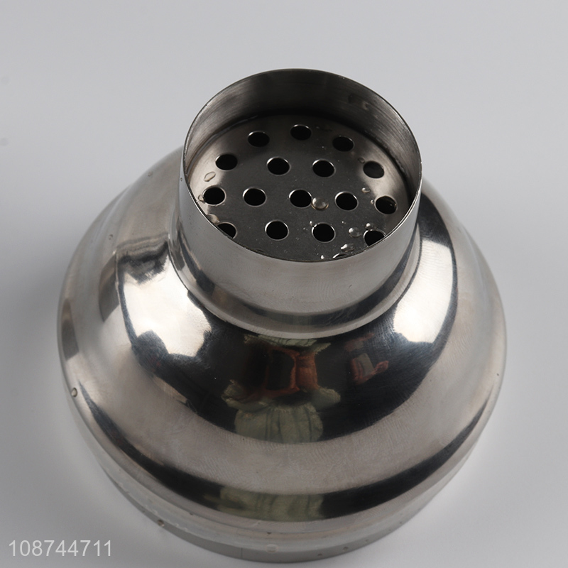 China factory stainless steel lid mixing glass  tool cocktail shaker