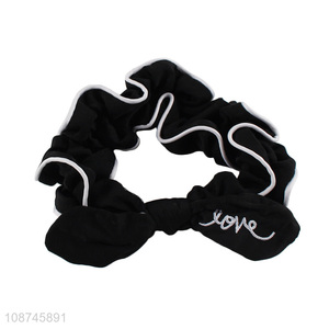 Hot selling embroidered spa hairband facial makeup headband for women