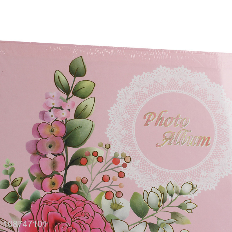Yiwu factory flower cover 200pcs photo album picture book memory book