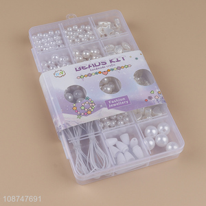 Factory supply <em>fashion</em> <em>jewelry</em> educational diy beads kit toys for children
