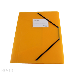 Factory supply A4 plastic <em>pocket</em> document file <em>folder</em> for school office