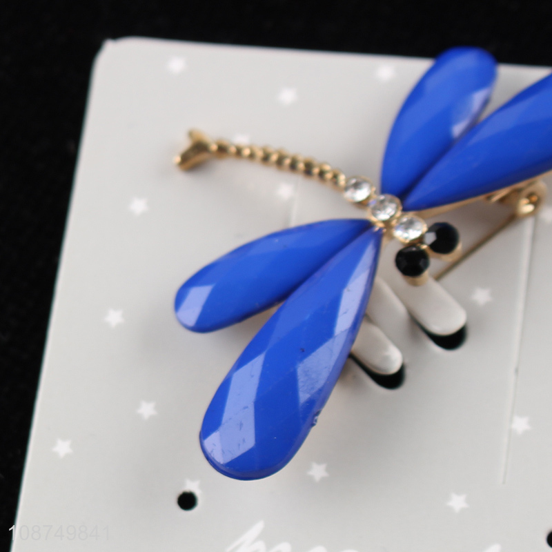 Online wholesale dragonfly shaped brooch animal brooch pin for women