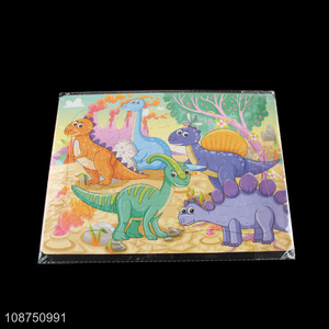 Promotional cartoon dinosaur jigsaw <em>puzzle</em> toy for kids toddlers