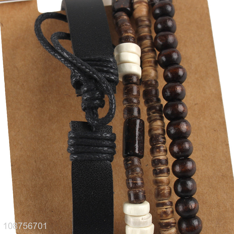 Top selling handmade woven beaded men women bracelet wholesale