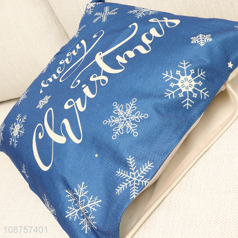Online wholesale soft Christmas pillow cover Xmas cushion cover