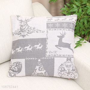 Factory price Christmas <em>pillow</em> cover case for home couch decor