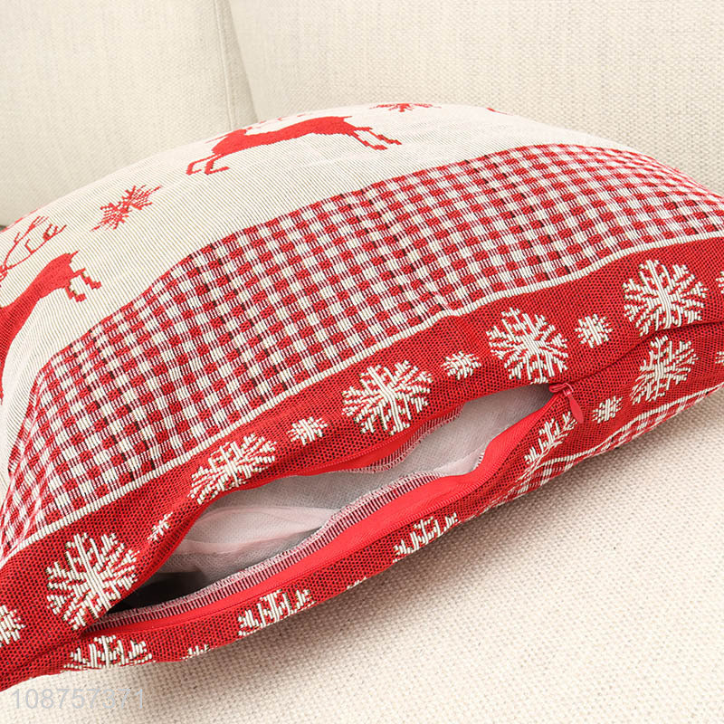 Good quality Christmas throw pillow cover case for Xmas decor