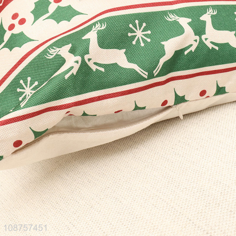 Wholesale Christmas throw pillow cover case for Xmas decor
