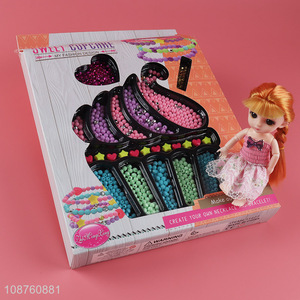 New product sweet cupcake pop beads DIY <em>bracelet</em> making kit