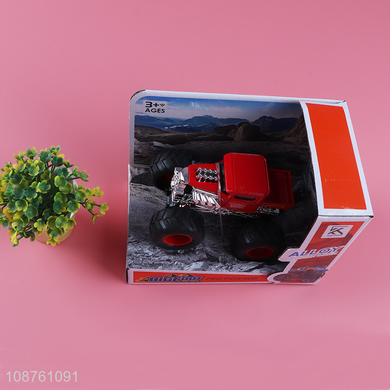 Wholesale kids toy friction power big foot off-road truck toy