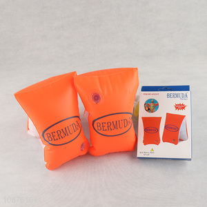 Yiwu market inflatable water sleeve children swimming arm ring