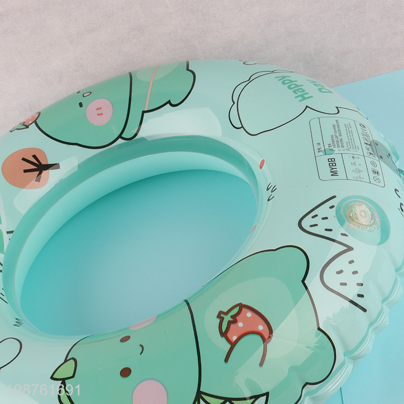 Popular products cartoon dinosaur swimming circle swimming ring for kids