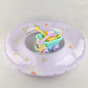 China factory pvc children inflatable swimming ring swimming circle