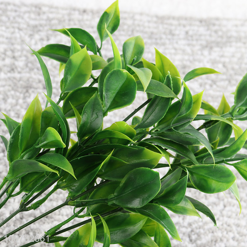 Wholesale 5 heads artificial plant faux greenery for indoor outdoor deocr