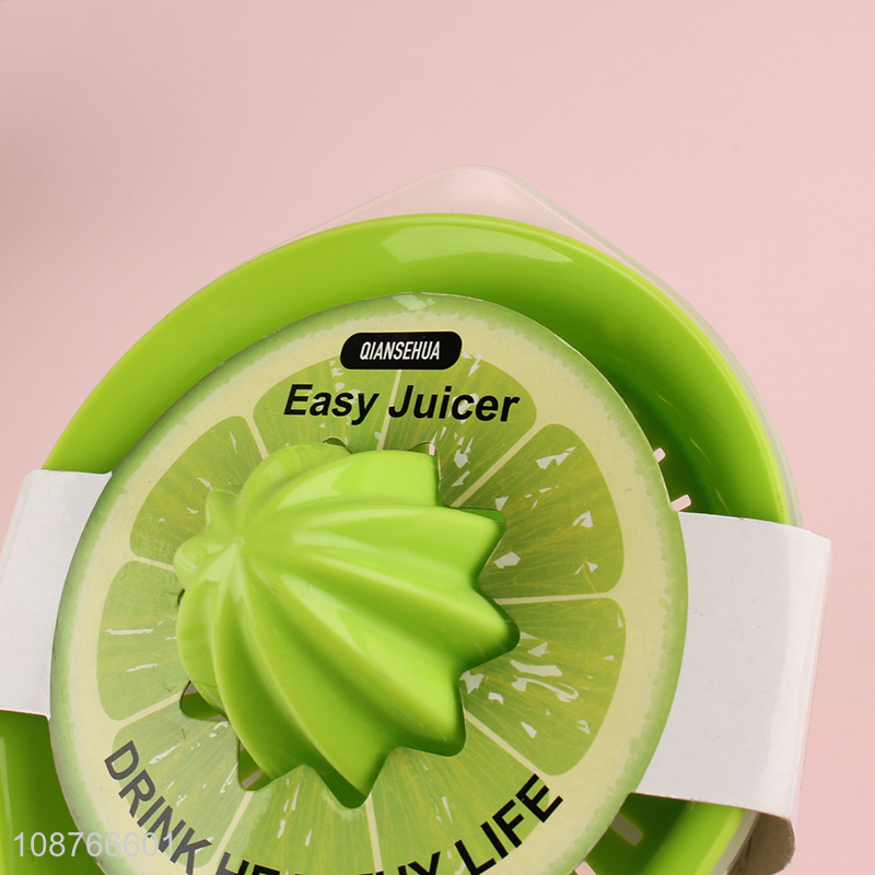 Good quality manual plastic juice squeezer citrus squeezer