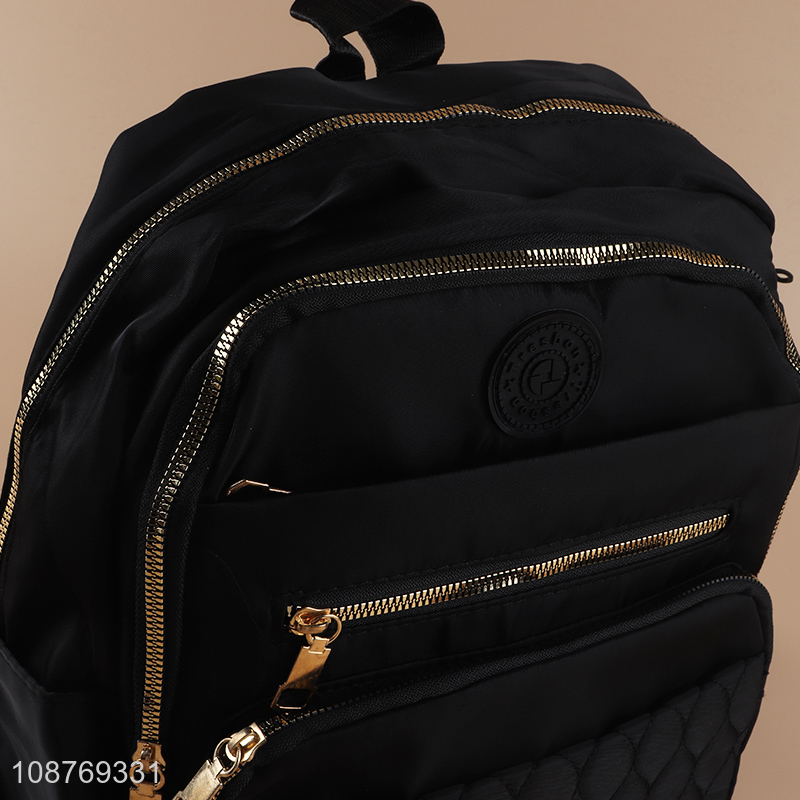 New arrival black  casual sports backpacks