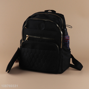 New arrival black  casual sports backpacks