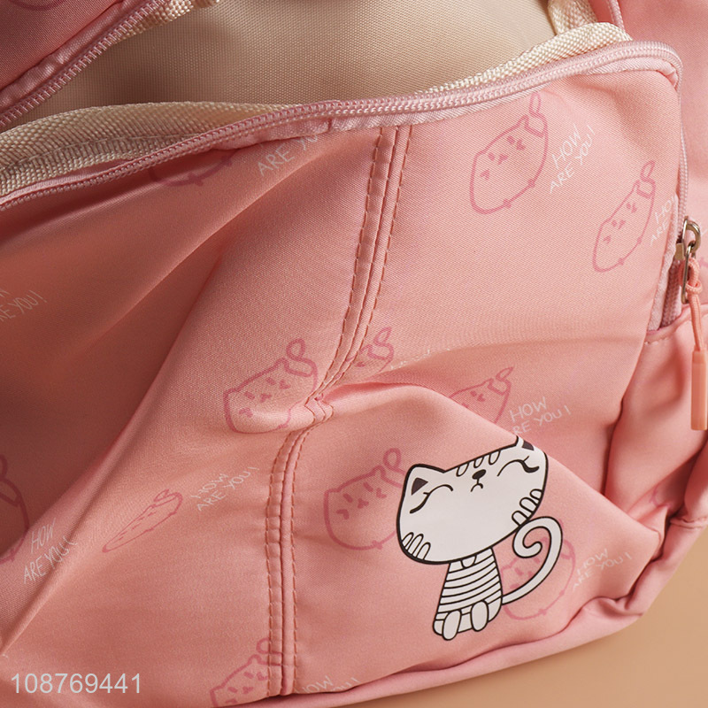 Online wholesale pink girls cartoon school bag