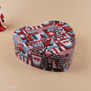 Yiwu market heart shape tinplate <em>storage</em> jar <em>storage</em> <em>box</em>