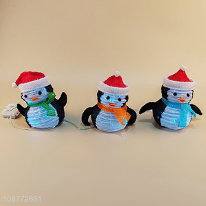 China factory 3pcs <em>christmas</em> decoration penguin set