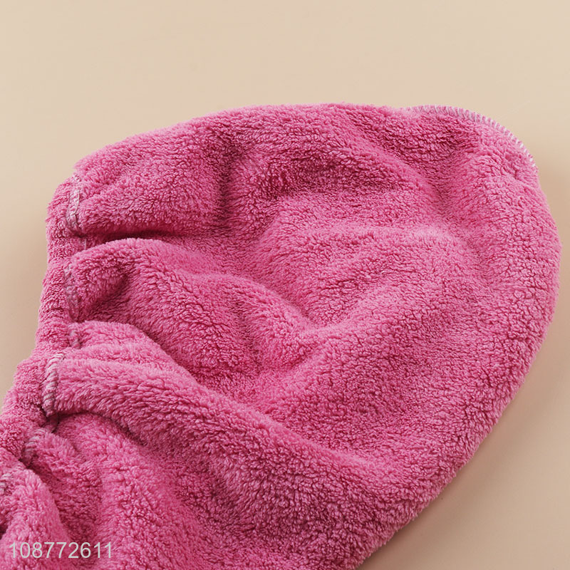 Top sale girls hair towel dry hair hat