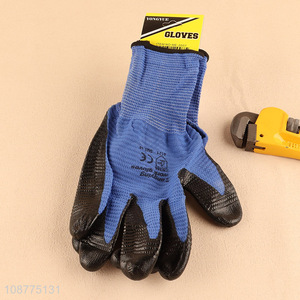 Custom logo nitrile <em>safety</em> <em>gloves</em> work <em>gloves</em>