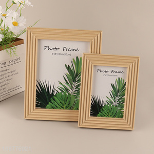 Hot selling 4*6inch wooden picture frame for tabletop