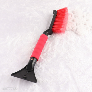 Custom logo snow brush with ice scraper for cars