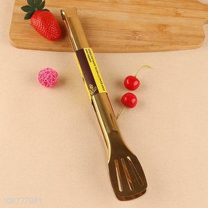 Wholesale 14inch stainless steel tong for food serving