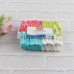 China wholesale plastic clothes pegs set for home