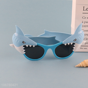 Online wholesale shark party glasses beach sunglasses