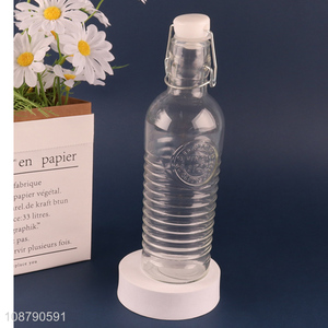 Top quality glass 500ML sealed <em>bottle</em> <em>storage</em> <em>bottle</em>