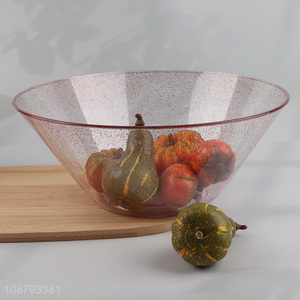 Factory price plastic salad <em>bowl</em> reusable large serving <em>bowl</em>