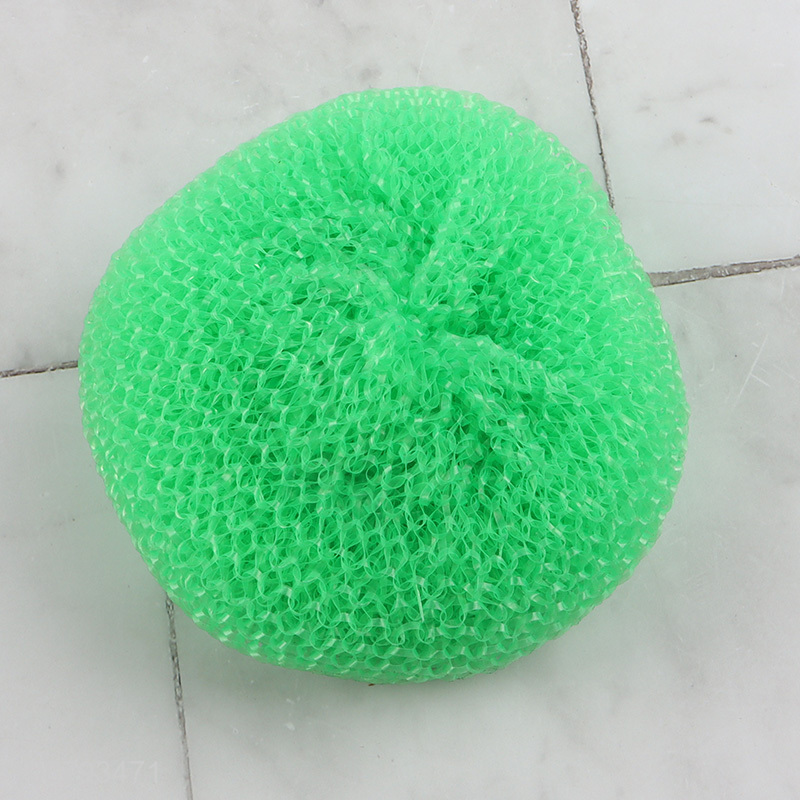 Wholesale 2pcs non-scratch plastic wool scrubbers scouring balls