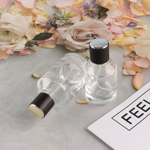 Hot selling clear unbreakable glass perfume bottle