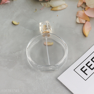 Popular products clear glass perfume bottle