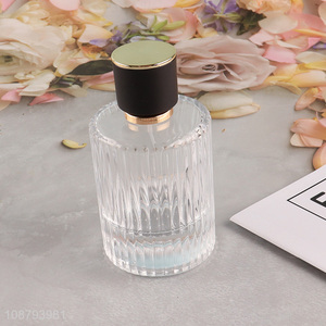Good selling unbreakable clear glass perfume bottle